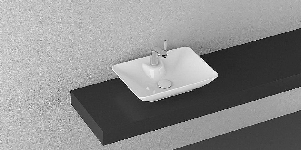 Раковина ISVEA SistemaY Clear 52 10SY50052SV белая купить в интернет-магазине Sanbest