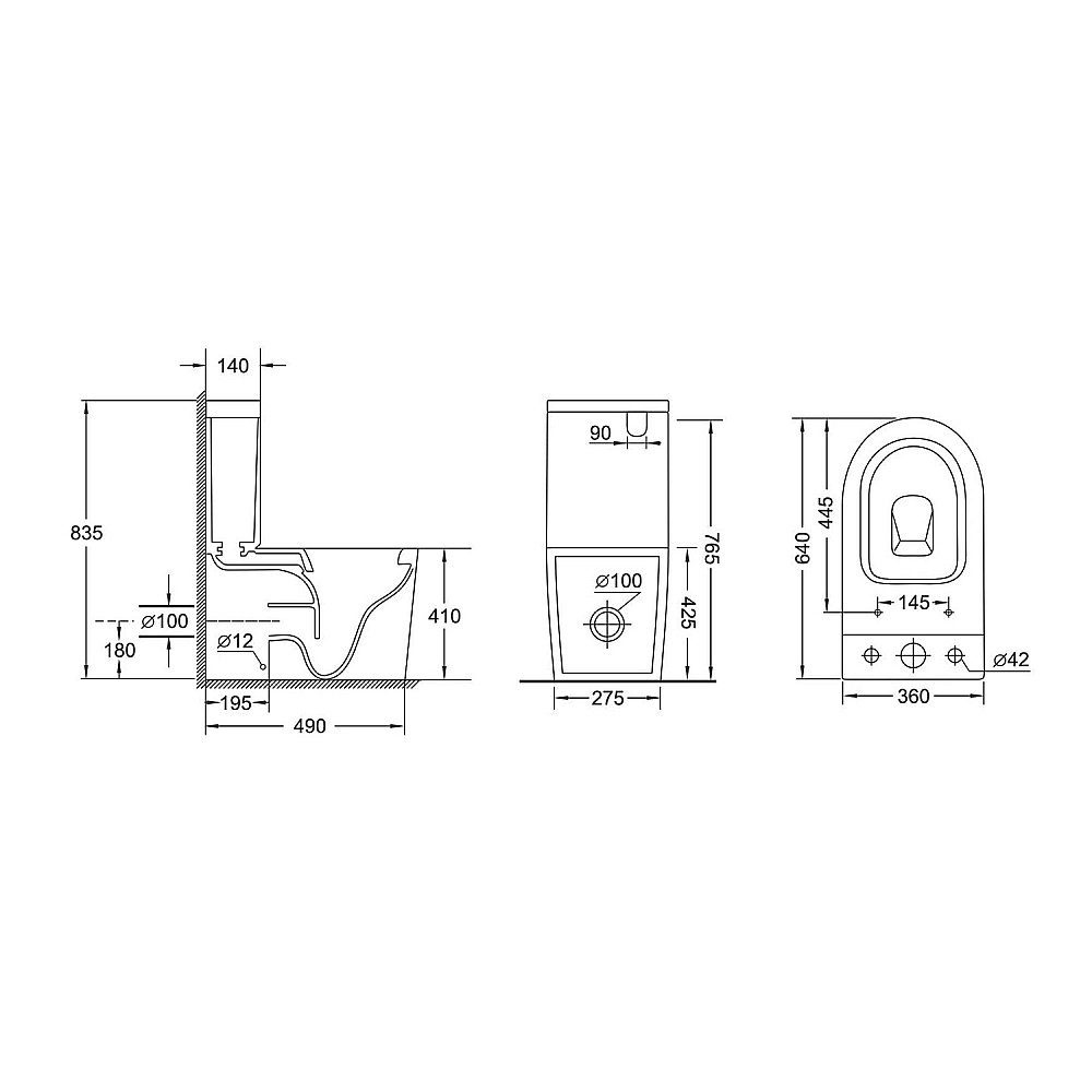 Унитаз-компакт Grossman GR-4458S безободковый, с крышкой микролифт, с бачком, белый купить в интернет-магазине Sanbest