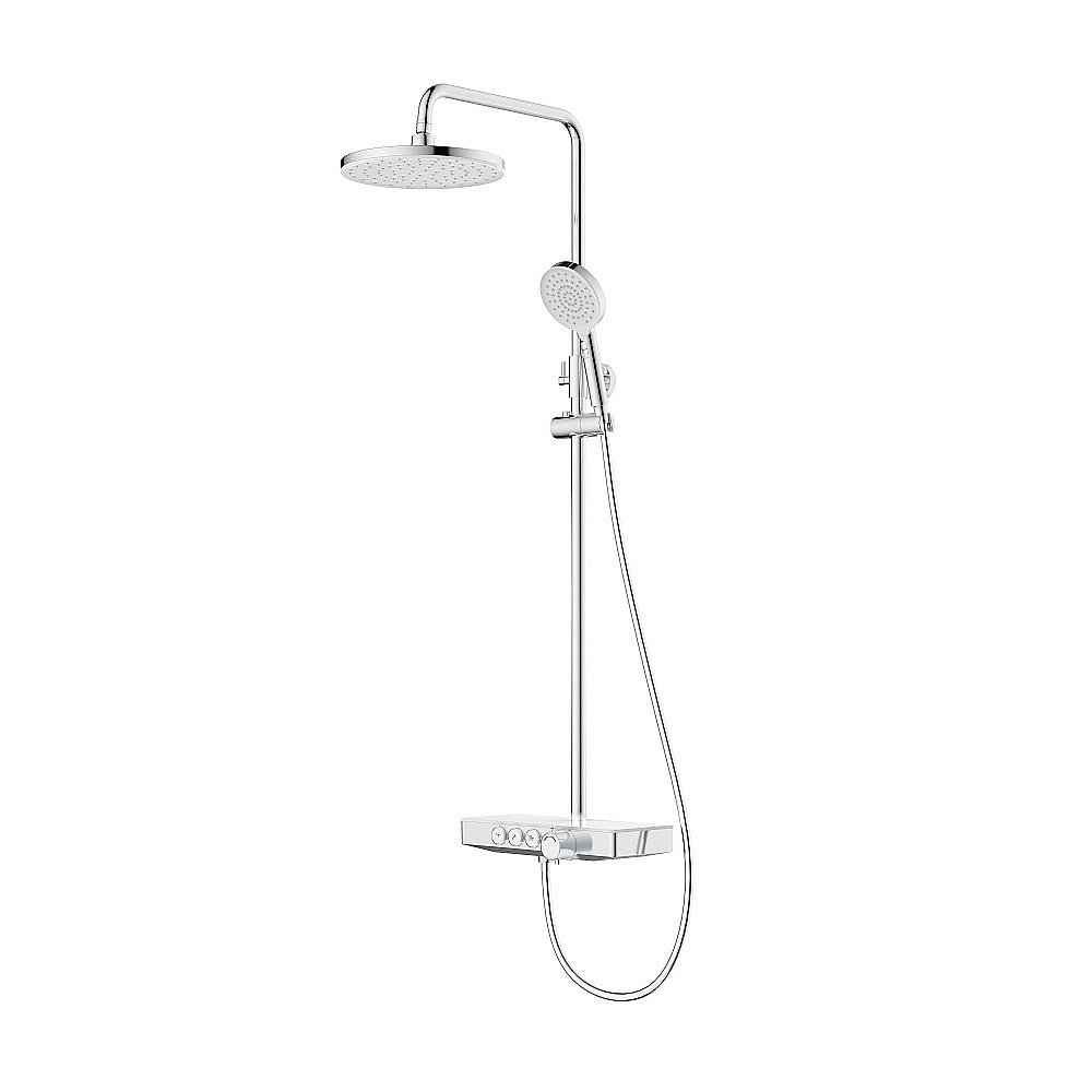 Душевая система BERGES MORANS 75001 хром купить в интернет-магазине сантехники Sanbest