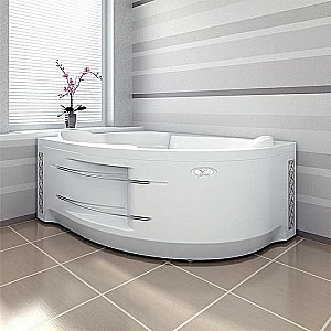 Ванна акриловая с полотенцедержателем Vannesa Ирма 2-78-0-1-229 160х105 купить в интернет-магазине Sanbest