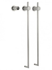 Полотенцесушитель электрический встраиваемый WONZON & WOGHAND LEIPZIG WW-AL3621-BN брашированный никель купить в интернет-магазине сантехники Sanbest