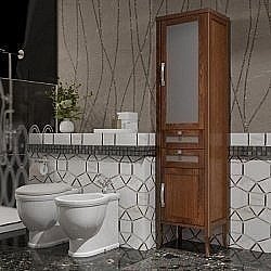 Пенал Опадирис Мираж 45 светлый орех для ванной в интернет-магазине сантехники Sanbest