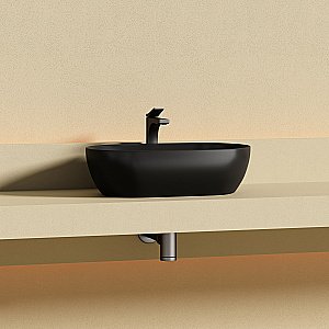 Раковина Ceramica Nova Twist CN12001MB черная матовая купить в интернет-магазине Sanbest