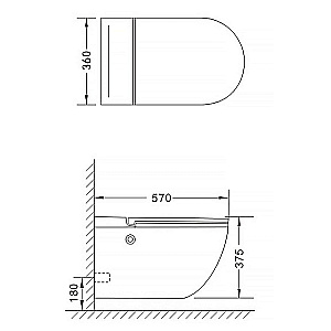 Инсталляция для унитаза Azario AZ-8010-1000 купить в интернет-магазине сантехники Sanbest