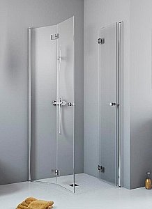 Душевой уголок Radaway Essenza New KDD-B 100х90 с порогом, стекло прозрачное/профиль хром купить в интернет-магазине Sanbest