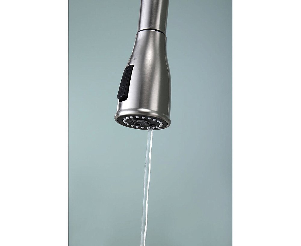 Смеситель для кухни Paulmark Lange La214212-BS брашированная сталь купить в интернет-магазине сантехники Sanbest