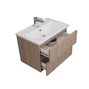 Тумба с раковиной Grossman Юнит 70 кадена вуд для ванной в интернет-магазине Sanbest