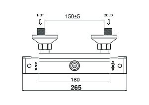Смеситель для душа D&K Bayern Potsdam DA2153101 купить в интернет-магазине сантехники Sanbest