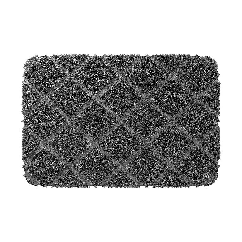 Коврик для ванной WasserKraft Lippe BM-6512 Charcoal Gray купить в интернет-магазине сантехники Sanbest