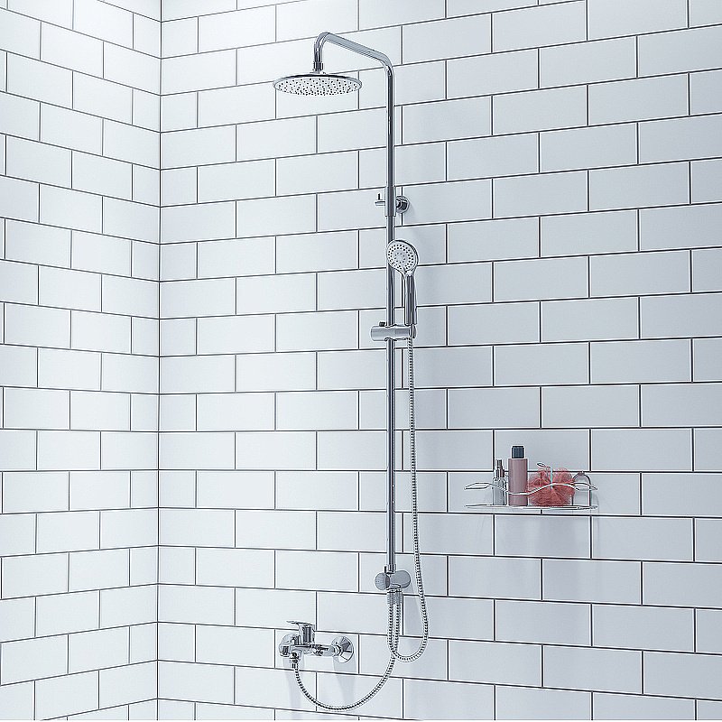 Душевая система Milardo Shower Set 3703F24M76 хром купить в интернет-магазине сантехники Sanbest