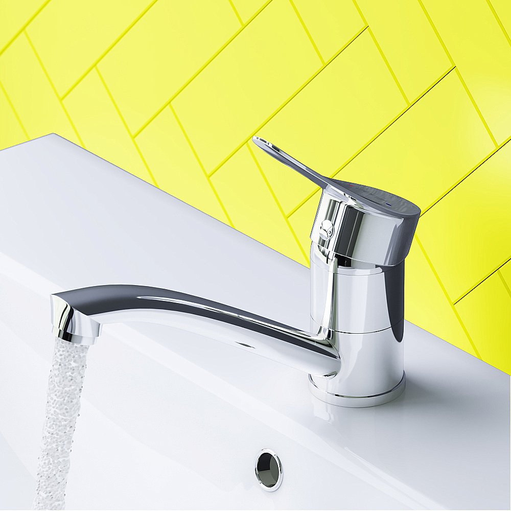 Смеситель для раковины Dorff Norma D1000000 хром купить в интернет-магазине сантехники Sanbest