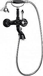 Смеситель для ванны Cezares Margot VDM-NOP черный/ручка хром купить в интернет-магазине сантехники Sanbest