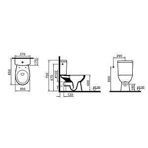 Унитаз Vitra S10 9864B003-7201 купить в интернет-магазине Sanbest