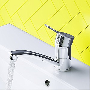 Смеситель для раковины Dorff Norma D1000000 хром купить в интернет-магазине сантехники Sanbest