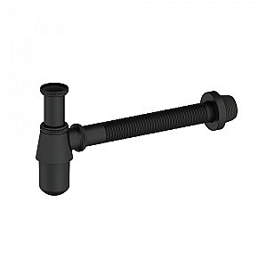 Сифон для раковины WONZON & WOGHAND, Черный матовый (WW-88SS102-MB) купить в интернет-магазине сантехники Sanbest