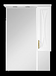 Зеркало со шкафом Misty Амбра 78,1 правое купить в интернет-магазине сантехники Sanbest