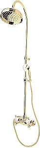 Душевая система Cezares DIAMOND-CD-03/24-Sw золото 24 карат/ручки Swarovski купить в интернет-магазине сантехники Sanbest