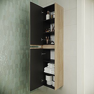 Пенал подвесной Sancos Smart PCN35KE 35 карпатская есь для ванной в интернет-магазине сантехники Sanbest