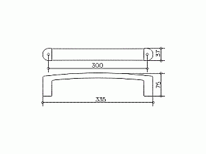 Поручень KEUCO Elegance New 30 купить в интернет-магазине сантехники Sanbest