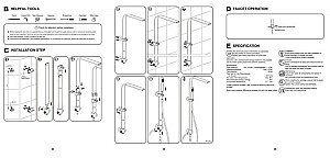 Душевая система Bravat ARC D224K-ENG черная купить в интернет-магазине сантехники Sanbest