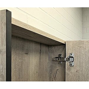 Зеркальный шкаф Comforty Вена 00-00006652 45 дуб дымчатый купить в интернет-магазине сантехники Sanbest