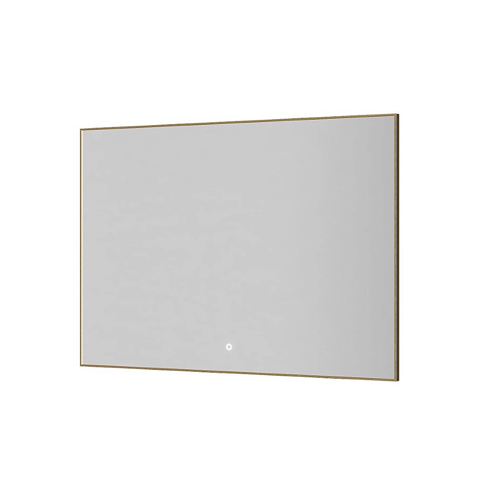 Зеркало Boheme 100 543-100-MG матовое золото в ванную от интернет-магазине сантехники Sanbest