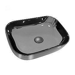 Раковина накладная ABBER Rechteck AC2200GS серебро купить в интернет-магазине Sanbest