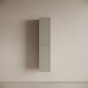 Шкаф-пенал подвесной Sancos Code PCD35GP серая платина для ванной в интернет-магазине сантехники Sanbest