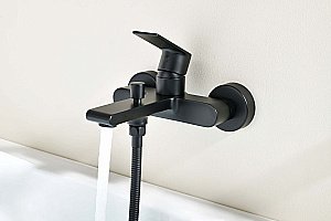 Смеситель для ванны Aquatek Лира AQ1440MB черный матовый купить в интернет-магазине сантехники Sanbest