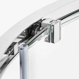 Душевой уголок NEW TRENDY NEW CORRINA K-0483 140x90 стекло прозрачное/профиль хром купить в интернет-магазине Sanbest