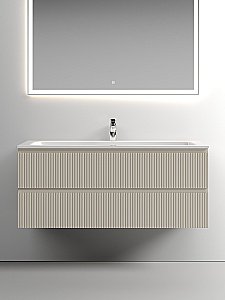 Тумба с раковиной Sancos SNOB T SNT120CE 120 Beige Soft для ванной в интернет-магазине Sanbest