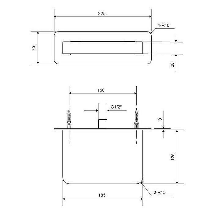 Излив Excellent Krotos 8025 хром купить в интернет-магазине сантехники Sanbest