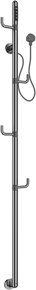 Полотенцесушитель электрический Allen Brau Liberty 7.33001-BN никель брашированный купить в интернет-магазине сантехники Sanbest