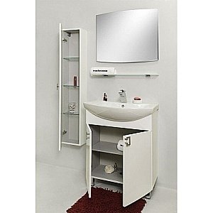 Шкаф-пенал Valente Acquisto 25 сиреневый для ванной в интернет-магазине сантехники Sanbest