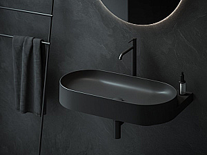 Раковина Ravak Yard XJX0D280002 черный матовый купить в интернет-магазине Sanbest