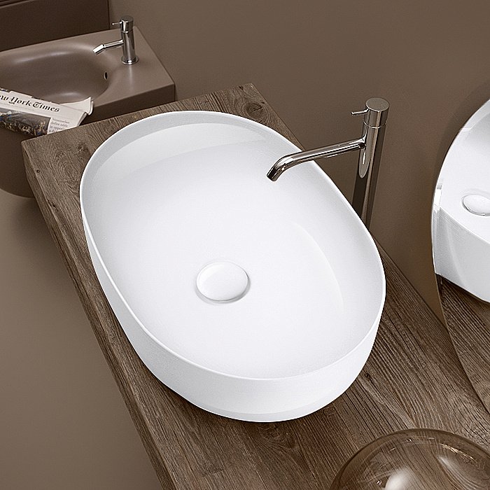 Раковина Kerasan Nolita 60 534301 белая купить в интернет-магазине Sanbest