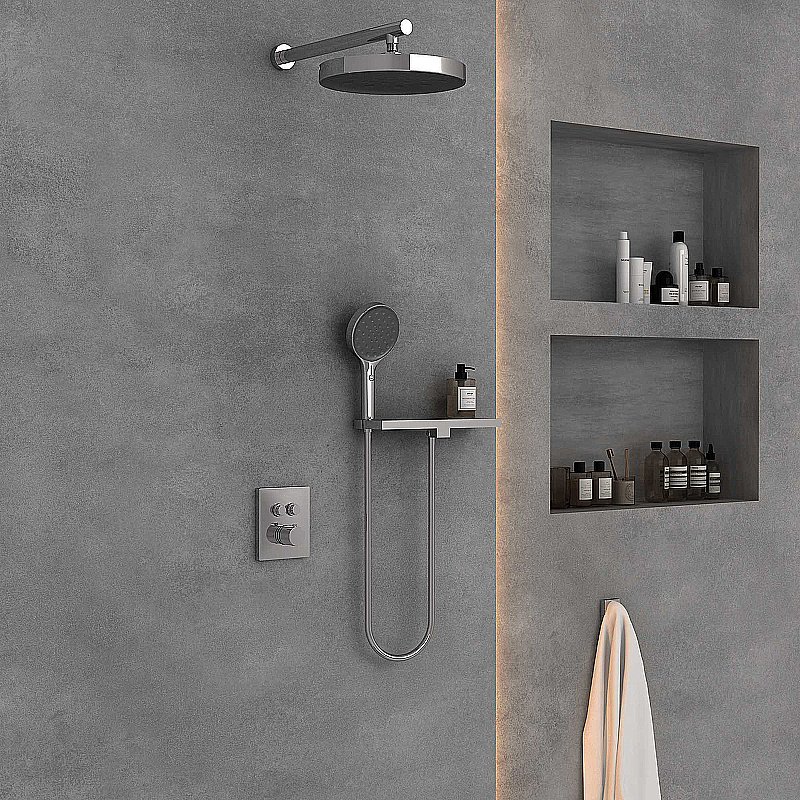 Душевая система Vincea Inspire VSFW-3I21T2RCH хром купить в интернет-магазине сантехники Sanbest