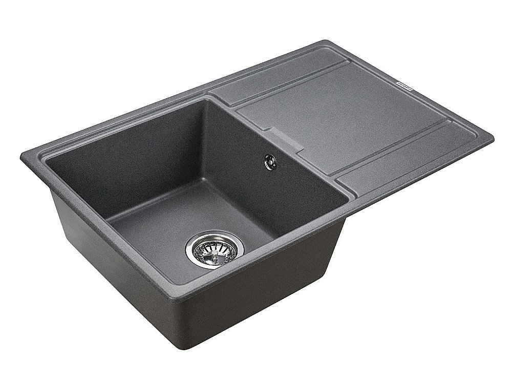 Мойка кухонная Paulmark Flugen PM217850-DG Серая купить в интернет-магазине сантехники Sanbest