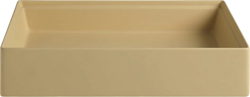 Раковина накладная Artceram Scalino 55 SCL002 12 00 Giallo Zinco купить в интернет-магазине Sanbest