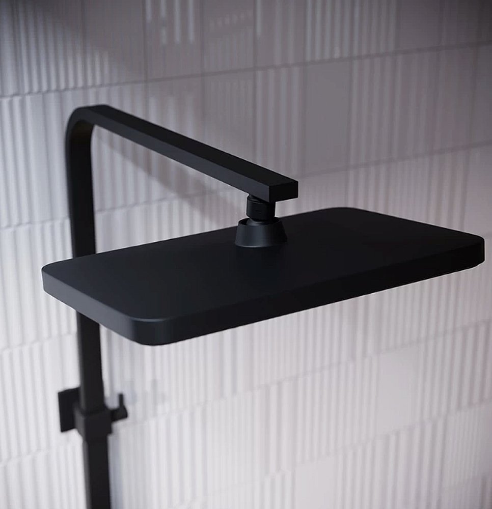 Душевая система Iddis Slide SLIBLBTi06 черный матовый купить в интернет-магазине сантехники Sanbest