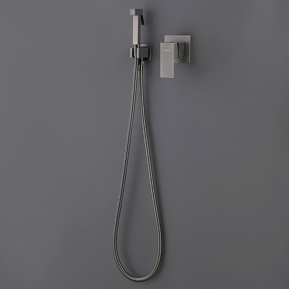 Гигиенический душ Abber Daheim AF8225NG никель купить в интернет-магазине сантехники Sanbest