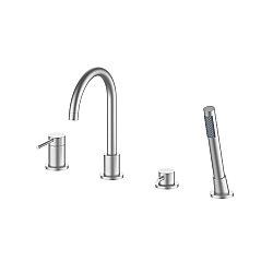 Смеитель для ванны Oliveeka Y OL-669017-BN никель брашированный купить в интернет-магазине сантехники Sanbest