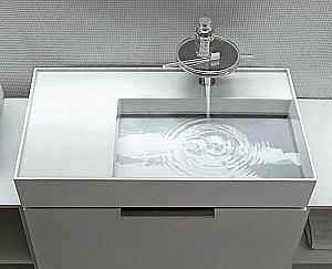 Раковина Laufen Kartell 8.1033.9.000.111.1 белая купить в интернет-магазине Sanbest