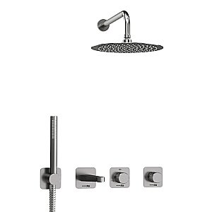 Душевая система WasserKRAFT Tauber 6400 SET2845 никель купить в интернет-магазине сантехники Sanbest