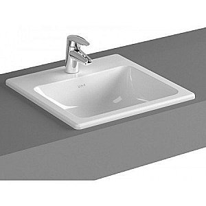 Раковина Vitra S20 quad 45 5463B003-0001 белая купить в интернет-магазине Sanbest