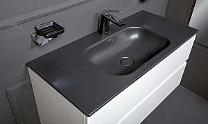 Тумба с раковиной Armadi Art Vallessi 80 белая для ванной в интернет-магазине Sanbest