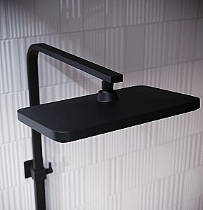 Душевая система Iddis Slide SLIBLBTi06 черный матовый купить в интернет-магазине сантехники Sanbest