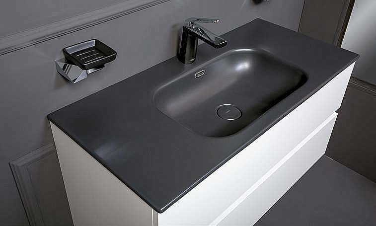 Тумба с раковиной Armadi Art Vallessi 80 белая для ванной в интернет-магазине Sanbest