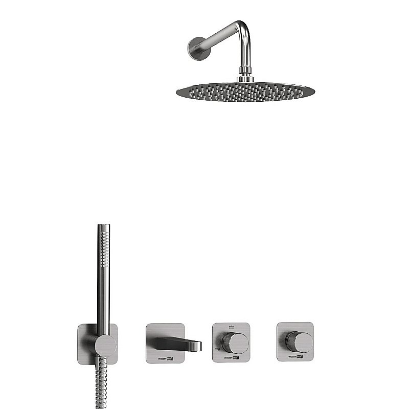 Душевая система WasserKRAFT Tauber 6400 SET2845 никель купить в интернет-магазине сантехники Sanbest