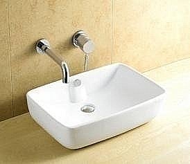 Раковина накладная Ceramalux N 60 9121 белая купить в интернет-магазине Sanbest